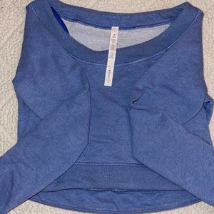 lululemon crop crewneck
